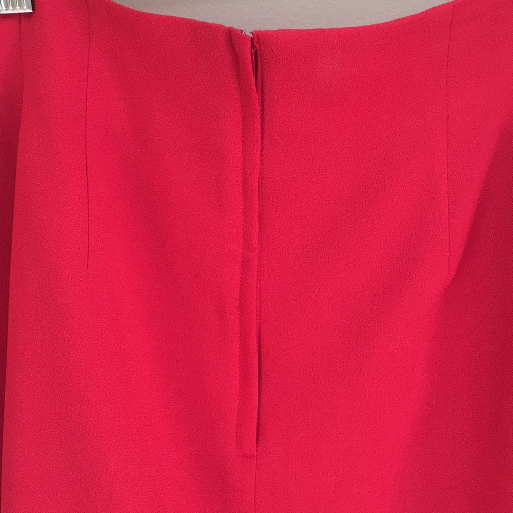Saville Vintage Red Suit Blazer/Skirt Sz 16 - Picture 6 of 11